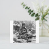 Paiute Basket Maker, 1902 Postkarte (Stehend Vorderseite)