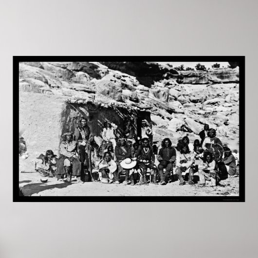 Paiute Indian Adobe House 1912 Poster (Vorne)