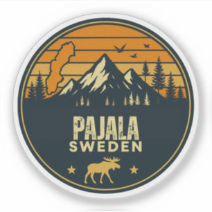 Pajala, Schweden Sverige Aufkleber