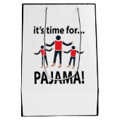 Pajama Es ist Zeit für Pajama Mittlere Geschenktüte (Rückseite)