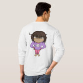Pajama-Glanz T-Shirt (Schwarz voll)