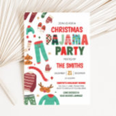 Pajama Holiday Weihnachts-Party Einladung