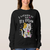 Pajama Ice Creme Party Kat ich gefiel es so sein M Sweatshirt (Vorderseite)
