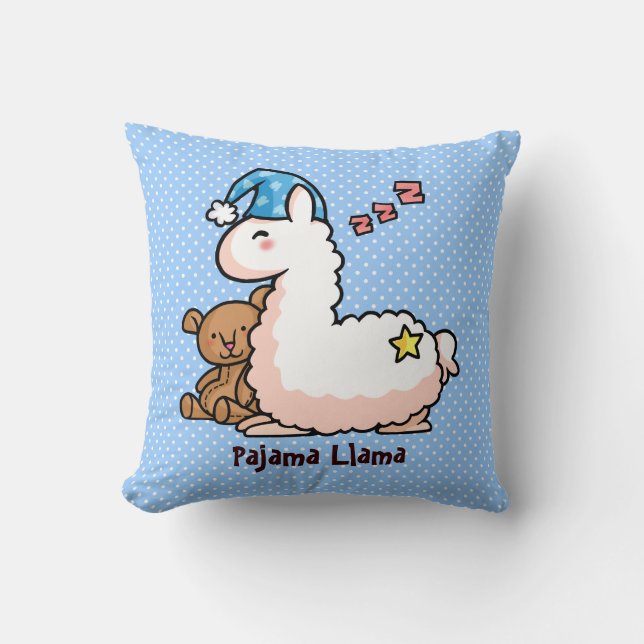 Pajama Llama Kissen (Vorderseite)