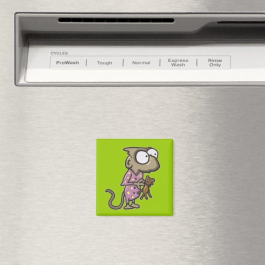 Pajama Monkey Magnet (In Situ (Geschirrspüler))