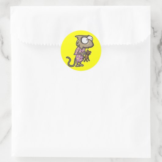 Pajama Monkey Stickers (Tasche)