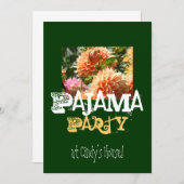 Pajama Party bei Your Name House!Einladungen Einladung (Vorne/Hinten)