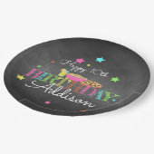 Pajama Party Birthday Pappteller (Schrägansicht)