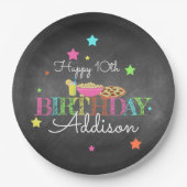 Pajama Party Birthday Pappteller (Vorderseite)