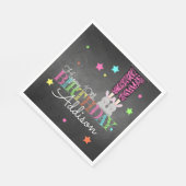 Pajama Party Birthday Serviette (Ecke)
