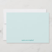 Pajama-Party Einladung (Rückseite)