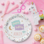 Pajama Party Girls Jegliches Alters Happy Birthday Pappteller (Party)