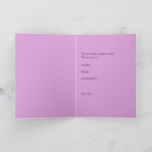 pajama party invitation : nightshine einladung (Innenseite)