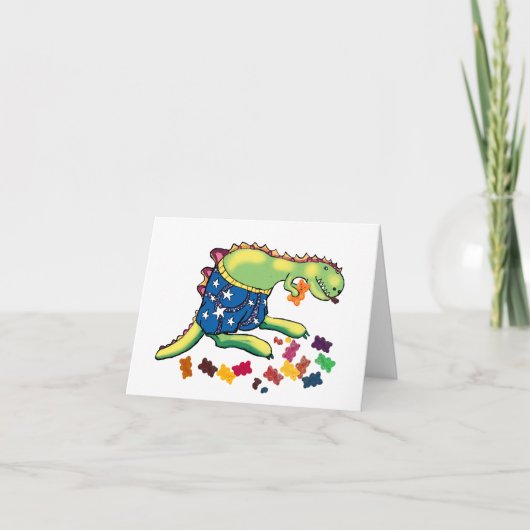 Pajama-Party-Karten Dankeskarte (Vorderseite)