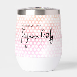 Pajama Party Pastel Polka Dots Modern