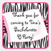 Pajama Party Pinks Sticker (Vorderseite)