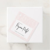 Pajama Party Polka Dots Soft Pink Geschenkanhänger (Beispiel)