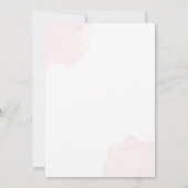 Pajama Party Sleepover Party Wasserfarbe Einladung (Rückseite)