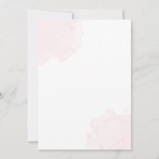 Pajama Party Sleepover Party Wasserfarbe Save The Date (Rückseite)