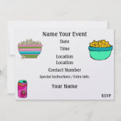 Pajama-Party / Überschlafen - SRF Einladung (Rückseite)