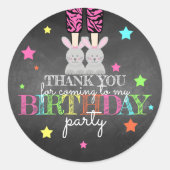 Pajama Party Vielen Dank, Sticker (Vorderseite)