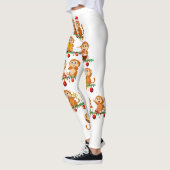 Pajama Sets Weihnachten Matching Monkey Xmas Leggings (Links)