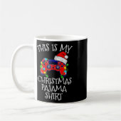 Pajama Shirt Video Game Controller Weihnachtsmannm Kaffeetasse (Links)