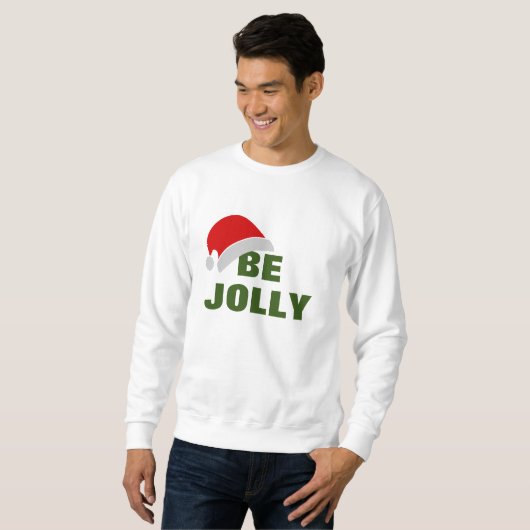 Pajamas, Mens Be Jolly Santa Sweatshirt (Vorne ganz)