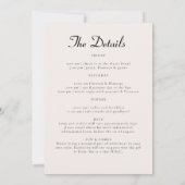 Pajamas Prosecco Leaf Junggeselinnen-Abschied Itin Einladung (Rückseite)