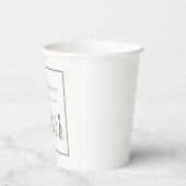 Pajamas & Prosecco Personalisierter Junggeselinnen Pappbecher (Links)