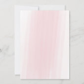 Pajamas Prosecco PJ Party Blush Pink 30. Geburtsta Einladung (Rückseite)