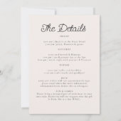 Pajamas Prosecco Wilde Flora Bachelorette Einladung (Rückseite)