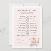 Pajamas & Prosecco würden sie eher spielen Einladung (Vorderseite)