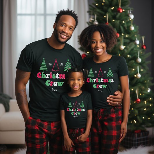 Pajamas Weihnachtsfrau Tri-Blend Shirt