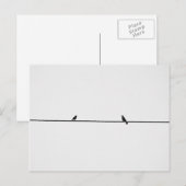 Pájaros Amigos Postkarte (Vorne/Hinten)