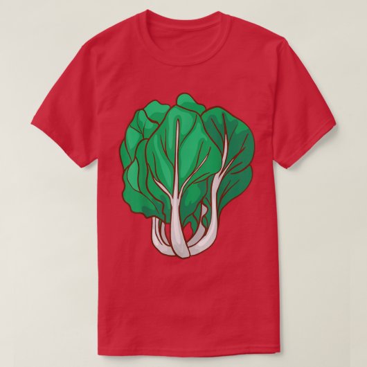 Pak Choi Vegetables Lebensmittel Vegan vegetarisch T-Shirt (Design vorne)