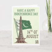 Pak Independence Day - Simple Karte (Vorderseite)
