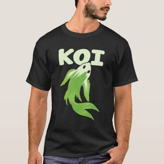 Pak Koi Gemüse Pak Choi Koi Fisch Prank Punny H T-Shirt (Vorderseite)