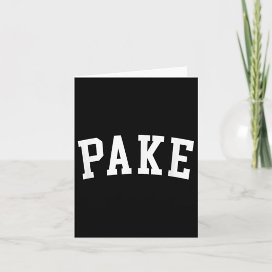 Pake Karte (Vorderseite)