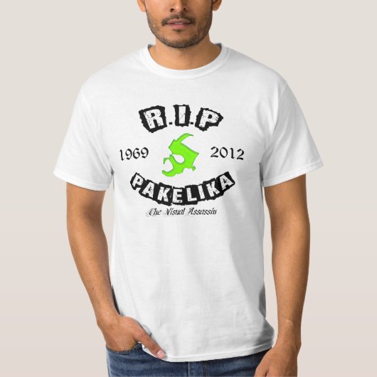 Pakelika grüner Masken-Tribut-T - Shirt (Vorderseite)