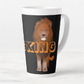 Pakenham Schriftart The King Lion Custom Image and Milchtasse (Rechte Ecke)