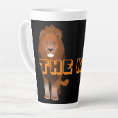 Pakenham Schriftart The King Lion Custom Image and Milchtasse (Linke Ecke)