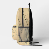 Paket 1 - Hintergrundbild zum Thema "Real Anwesen" Bedruckter Rucksack (Rechts)