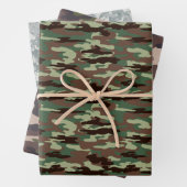 Paket #2 Camouflage Style Geschenkpapier Set (Beispiel)