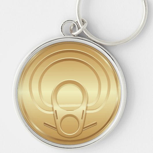 Paket-Blechdose-Deckel-Schlüsselanhänger Schlüsselanhänger (Vorne)