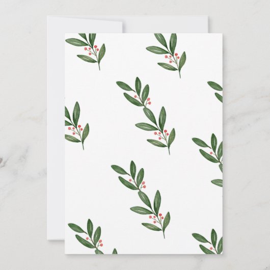 Paket Joy Christmas Baby Shower Einladung (Rückseite)