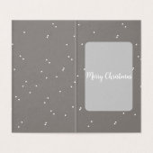 Paket mit 25 modernen Weihnachtskarten (Innenseite Aufgefaltet)