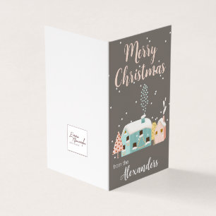 Paket mit 25 modernen Weihnachtskarten