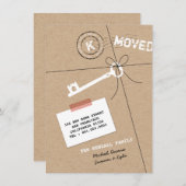 Paket- und Key House Party & Moving Ankündigung (Vorne/Hinten)