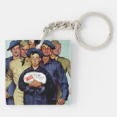 Paket Willie Gillis vom Zuhause Schlüsselanhänger (Rückseite)